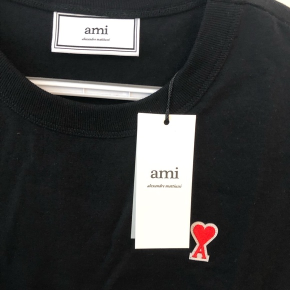 Ami black Women’s T-Shirt size M - Picture 1 of 2
